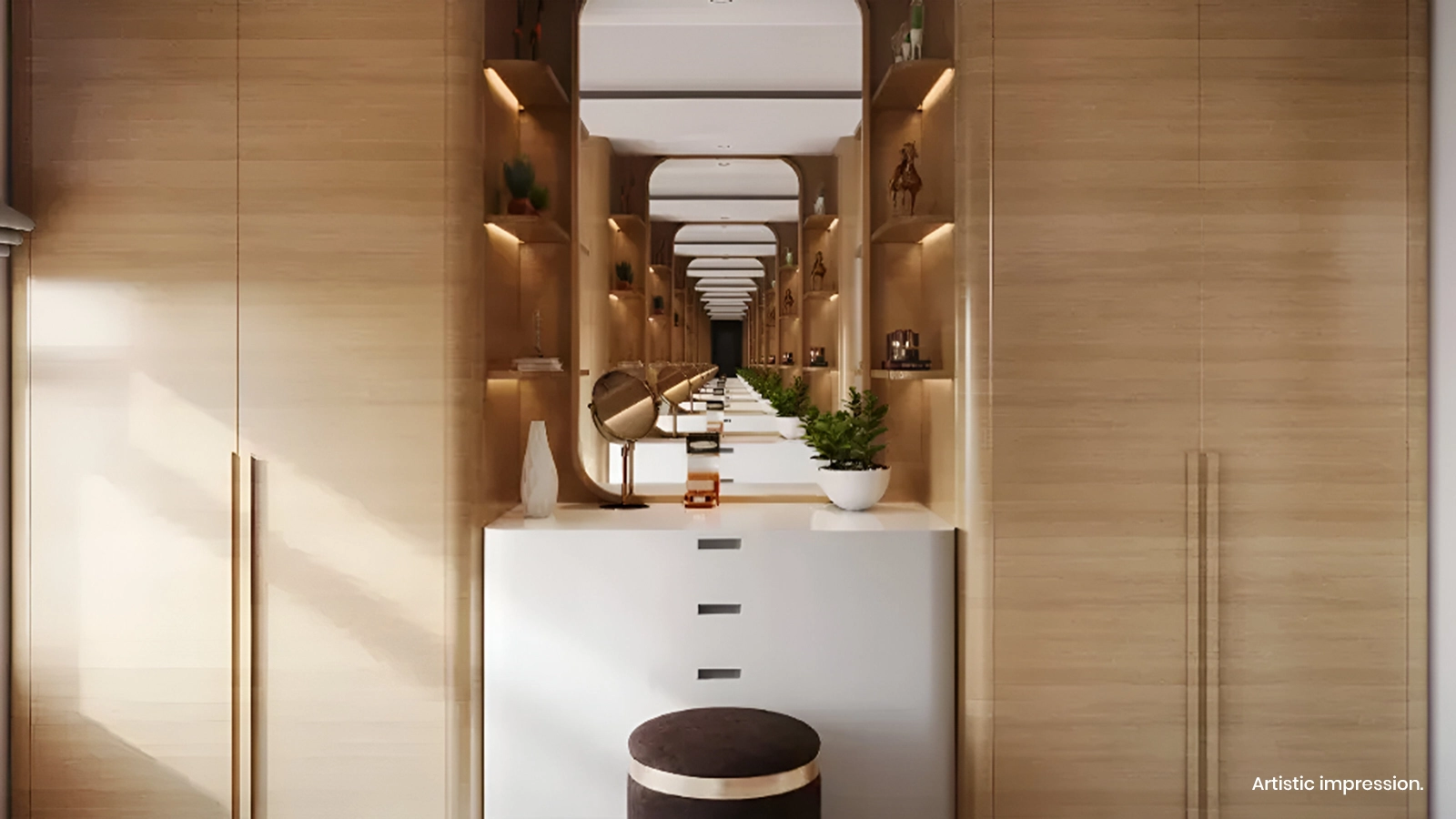 Mahindra Eden Apartments In Kanakapura Road Bangalore walk in closet